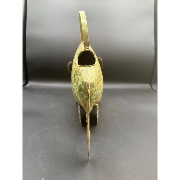 Garden Metal Fish-Shaped Watering Can – Used - Picture 4 of 8
